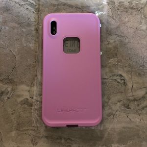 iPhone XS Max lifeproof case pink new